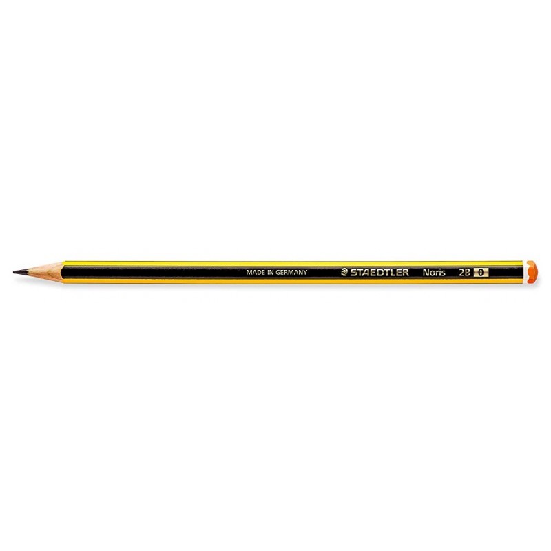Gros crayon graphite - Pour enfant - Mine 2B - Staedtler - Noris Junior 141  - Beaux-arts